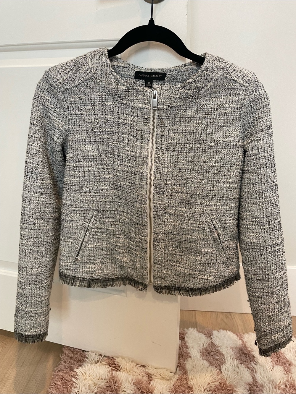 Banana Republic Tweed Short Zip Women's Jacket